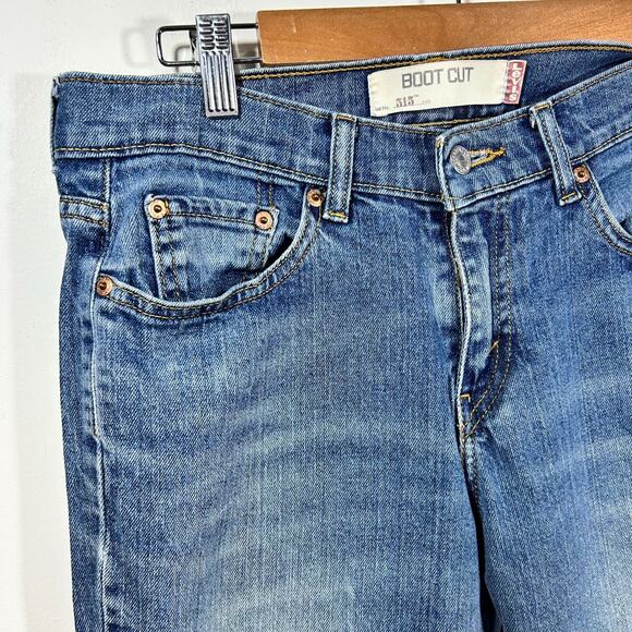 Levis 515 Bootcut Medium Wash Mid Rise Flare Classic Bootcut Jeans Size 32 x 33 - Picture 5 of 8